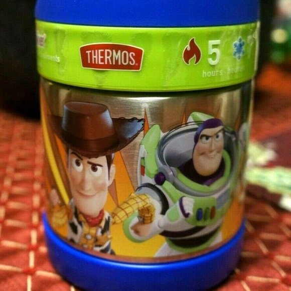 New Thermos Toy Story 2 10oz FUNtainer Food Jar with Spoon New Thermos Toy Story 2 10oz FUNtainer Food Jar with Spoon